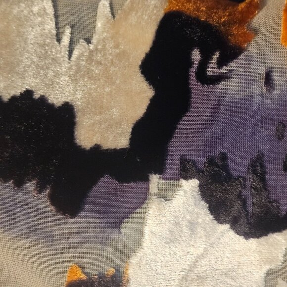 Cabi Women’s Mini Slip Dress Abstract Print S Artcore Espresso Fall Layering - Picture 5 of 11